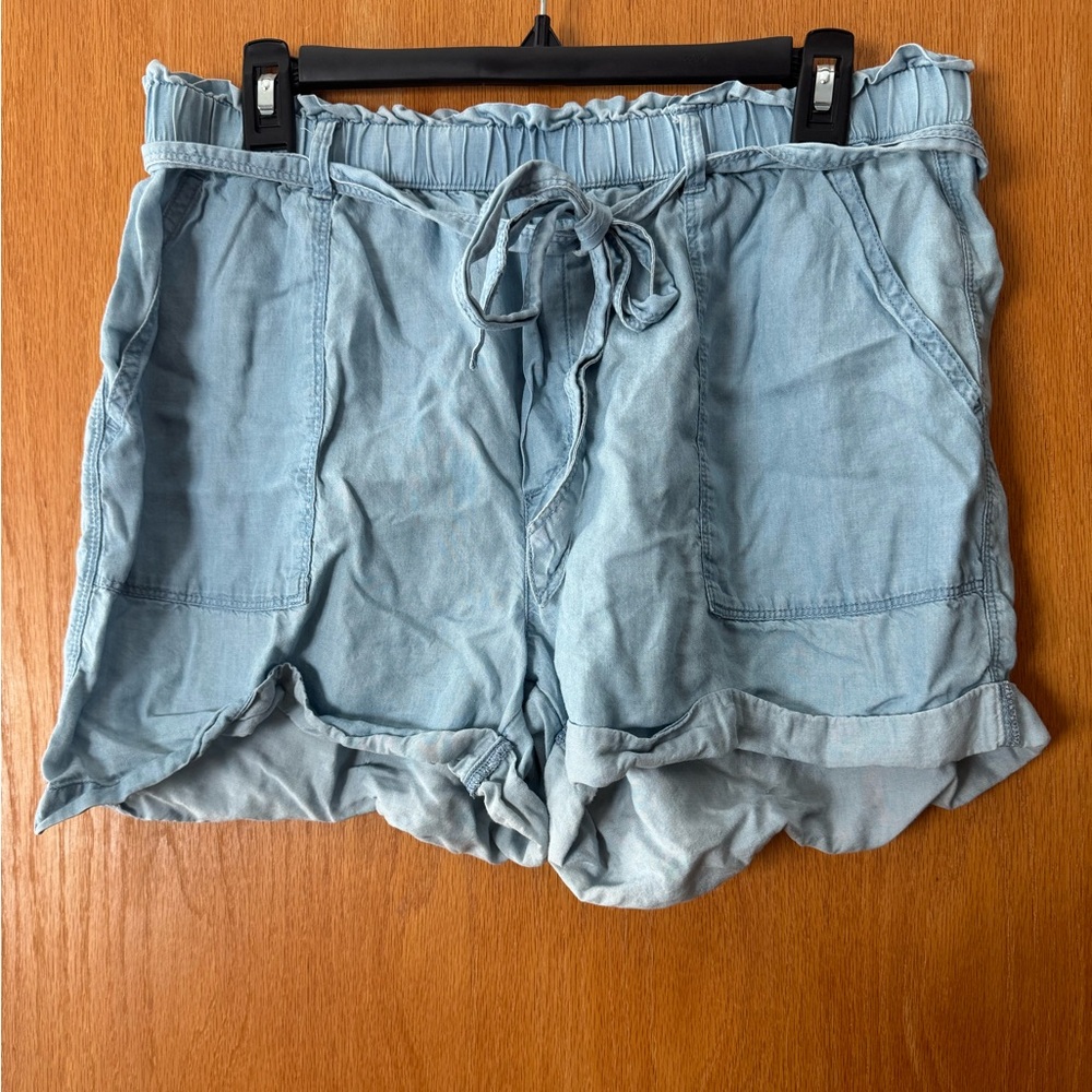 Aerie Light Denim Women's Cargo Shorts